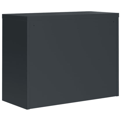 Aktenschränke aus Stahl – verschiedene Größen und Farben – Anthrazit · 90 × 40 × 110 cm – Ansicht 10