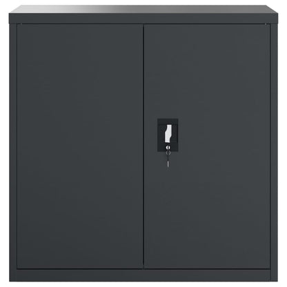 Aktenschränke aus Stahl – verschiedene Größen und Farben – Anthrazit · 90 × 40 × 130 cm – Ansicht 8