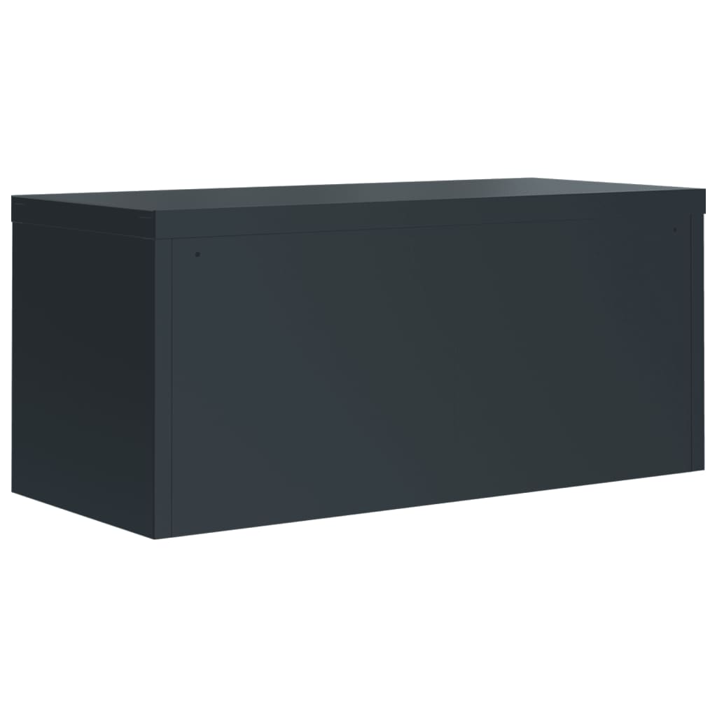 Aktenschränke aus Stahl – verschiedene Größen und Farben – Anthrazit · 90 × 40 × 145 cm – Ansicht 6