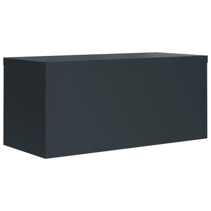 Aktenschränke aus Stahl – verschiedene Größen und Farben – Anthrazit · 90 × 40 × 145 cm – Ansicht 6