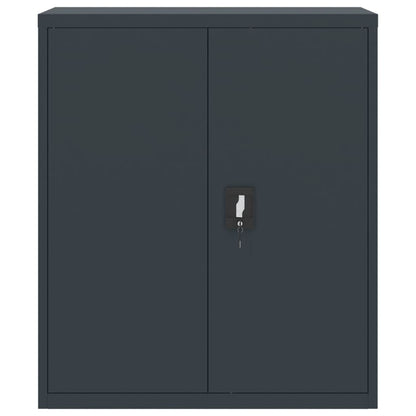 Aktenschränke aus Stahl – verschiedene Größen und Farben – Anthrazit · 90 × 40 × 145 cm – Ansicht 8