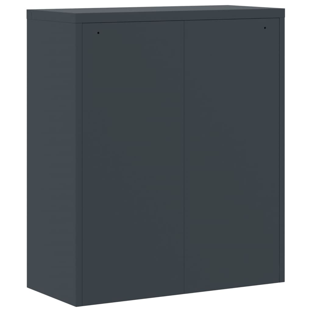 Aktenschränke aus Stahl – verschiedene Größen und Farben – Anthrazit · 90 × 40 × 145 cm – Ansicht 10