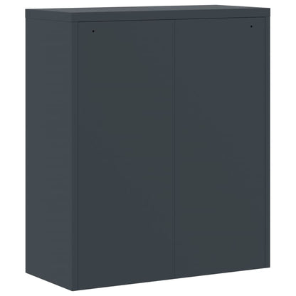 Aktenschränke aus Stahl – verschiedene Größen und Farben – Anthrazit · 90 × 40 × 145 cm – Ansicht 10