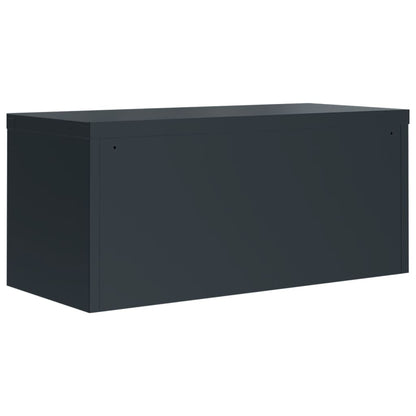 Aktenschränke aus Stahl – verschiedene Größen und Farben – Anthrazit · 90 × 40 × 180 cm – Ansicht 6