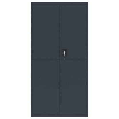 Aktenschränke aus Stahl – verschiedene Größen und Farben – Anthrazit · 90 × 40 × 220 cm – Ansicht 8