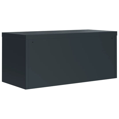 Aktenschränke aus Stahl – verschiedene Größen und Farben – Anthrazit · 90 × 40 × 240 cm – Ansicht 6