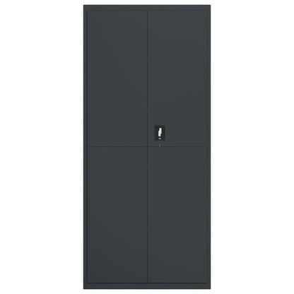 Aktenschränke aus Stahl – verschiedene Größen und Farben – Anthrazit · 90 × 40 × 240 cm – Ansicht 8