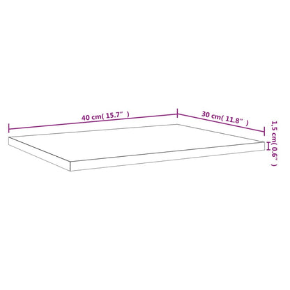 Wandregale 4 Stk. Grau Sonoma 40x30x1,5 cm Holzwerkstoff