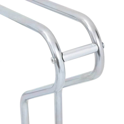 Fahrradständer für 6 Fahrräder Freistehend Verzinkter Stahl