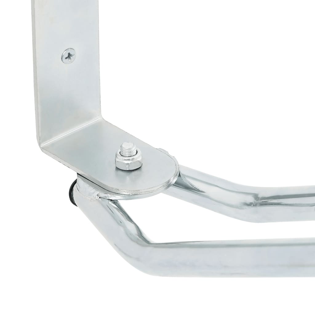 Fahrrad-Wandhalter 2er-Set aus verzinktem Stahl