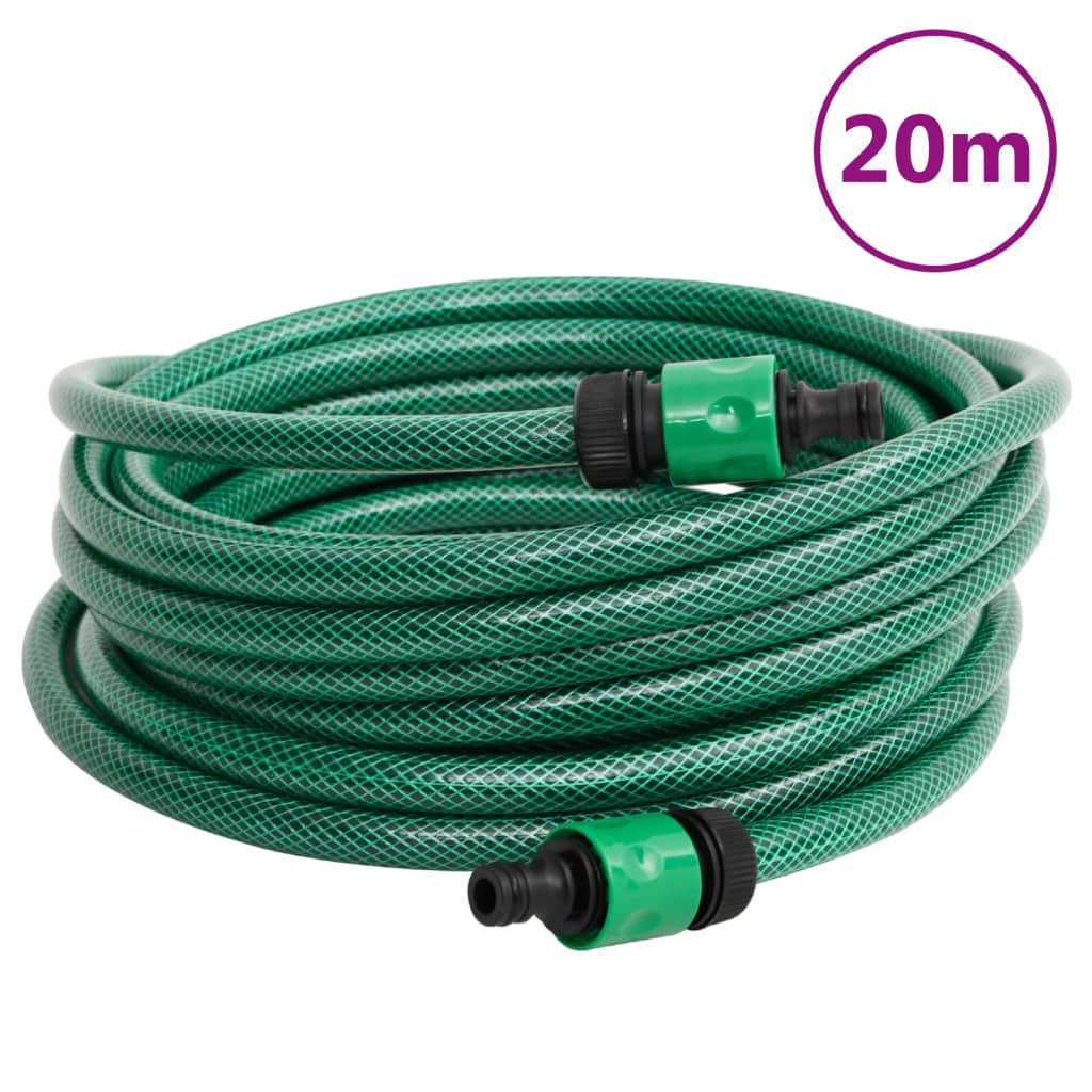 Schlauchtrommel Freistehend Gr�n mit 20 m Schlauch PVC