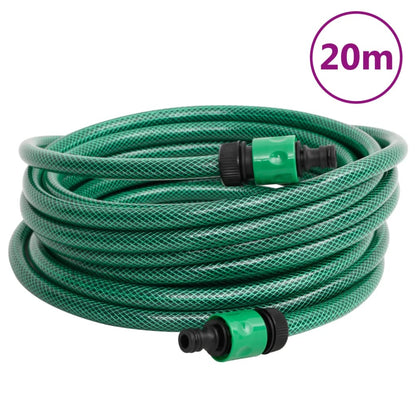 Schlauchtrommel Freistehend Gr�n mit 20 m Schlauch PVC