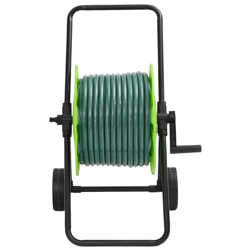 Schlauchwagen mit Schlauchanschluss-Set 0,75" 30 m PVC Gr�n