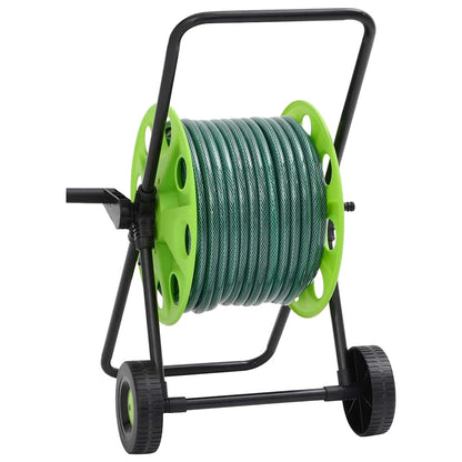 Schlauchwagen mit Schlauchanschluss-Set 0,75" 30 m PVC Gr�n