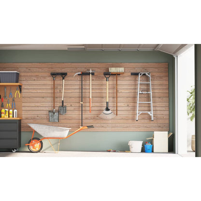 Ger�tehalter Wandmontage 4 Stk. Schwarz Stahl