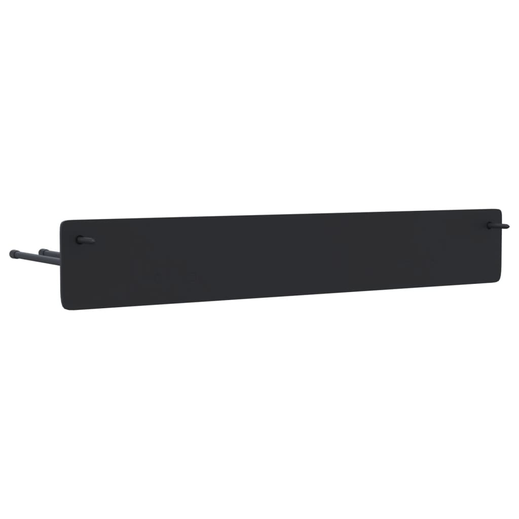 Ger�tehalter Wandmontage 4 Stk. Schwarz Stahl
