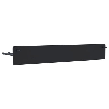 Ger�tehalter Wandmontage 4 Stk. Schwarz Stahl