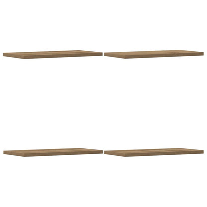 Wandregale 4 Stk. Artisan-Eiche 40x20x1,5 cm Holzwerkstoff