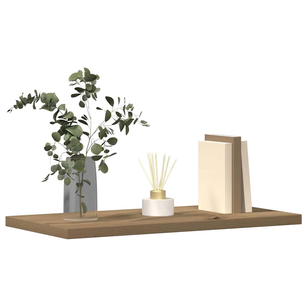 Wandregale 4 Stk. Artisan-Eiche 40x20x1,5 cm Holzwerkstoff