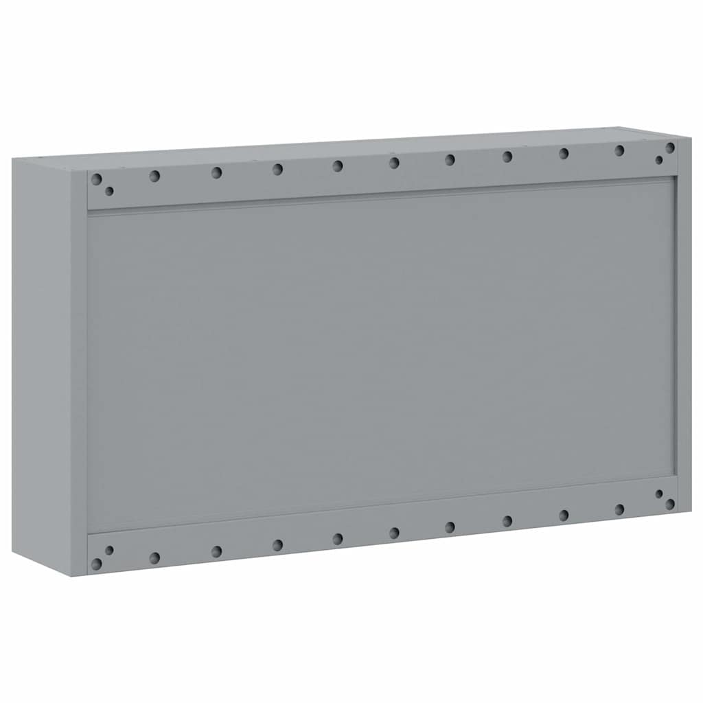 Werkzeugschrank mit Regal Rot und Grau 100 x 20 x 55 cm Stahl