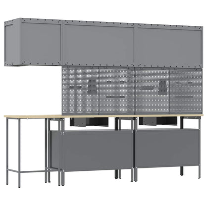 Werkstattschrank-Systeme – verschiedene Ausführungen und Farben – Schwarz · 10 Schubladen – Ansicht 10