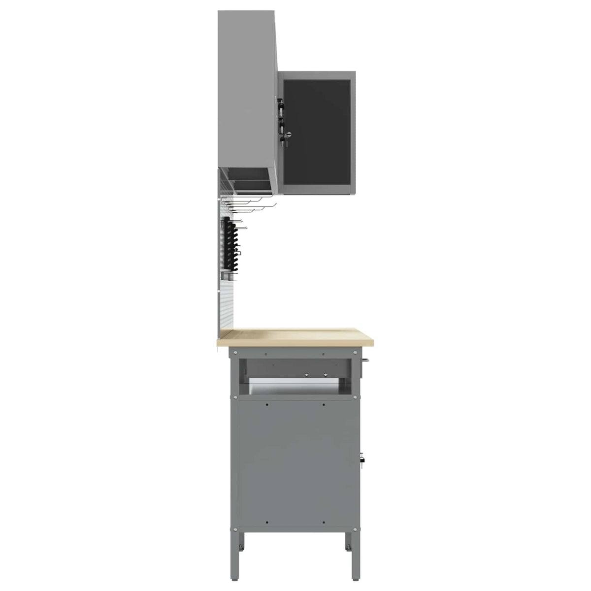 Werkstattschrank-Systeme – verschiedene Ausführungen und Farben – Schwarz · 10 Schubladen · Variante B – Ansicht 9