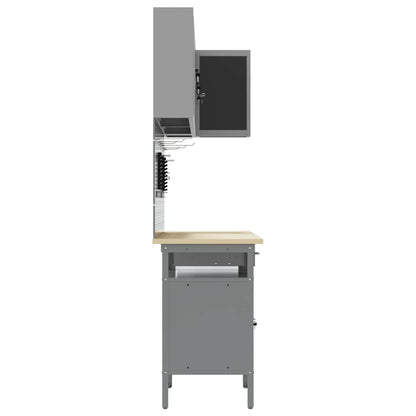 Werkstattschrank-Systeme – verschiedene Ausführungen und Farben – Schwarz · 10 Schubladen · Variante B – Ansicht 9