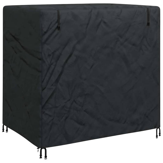 Hollywoodschaukel-Abdeckung Schwarz 175 x 125 x 180 cm