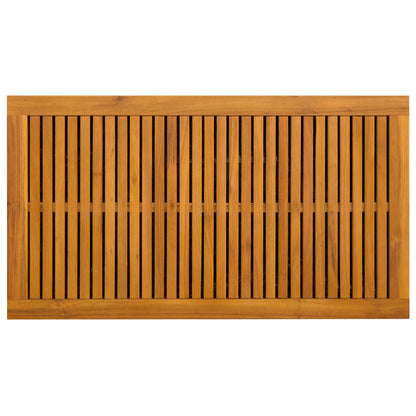 Gartenlagerboxen aus Akazienholz – verschiedene Größen und Farben – Schwarz · 90 cm – Ansicht 7