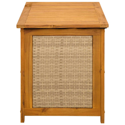 Gartenlagerboxen aus Akazienholz – verschiedene Größen und Farben – Beige · 90 cm – Ansicht 5