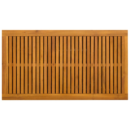 Gartenlagerboxen aus Akazienholz – verschiedene Größen und Farben – Beige · 90 cm – Ansicht 7