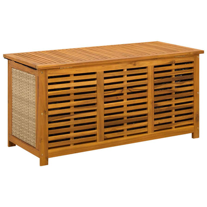 Gartenlagerboxen aus Akazienholz – verschiedene Größen und Farben – Beige · 113 cm – Ansicht 6