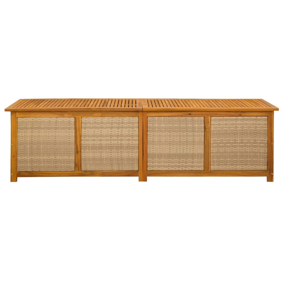 Gartenlagerboxen aus Akazienholz – verschiedene Größen und Farben – Beige · 200 cm – Ansicht 4