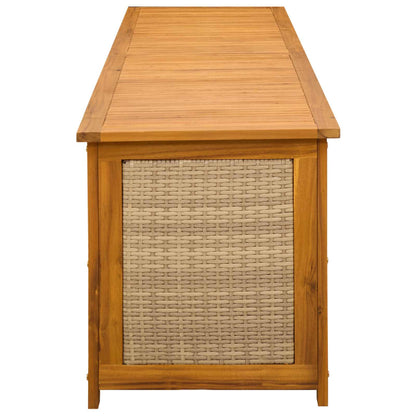 Gartenlagerboxen aus Akazienholz – verschiedene Größen und Farben – Beige · 200 cm – Ansicht 5
