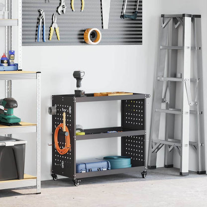 Werkzeugwagen mit 3 Ablagen – 75 × 35 × 73 cm