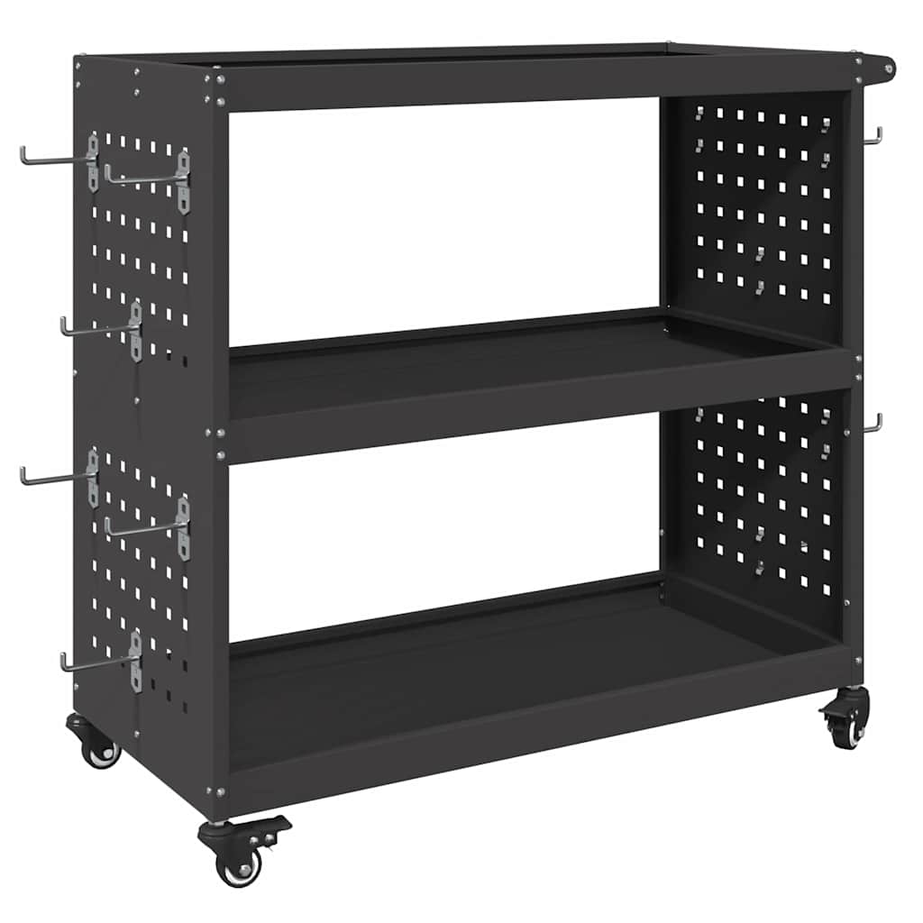 Werkzeugwagen mit 3 Ablagen – 75 × 35 × 73 cm
