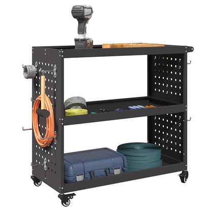 Werkzeugwagen mit 3 Ablagen – 75 × 35 × 73 cm
