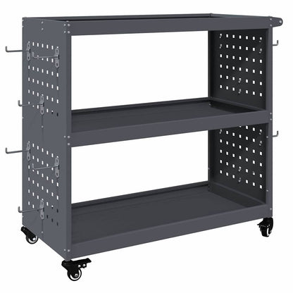Werkzeugwagen Anthrazit 75 x 35 x 73 cm Kaltgewalzter Stahl