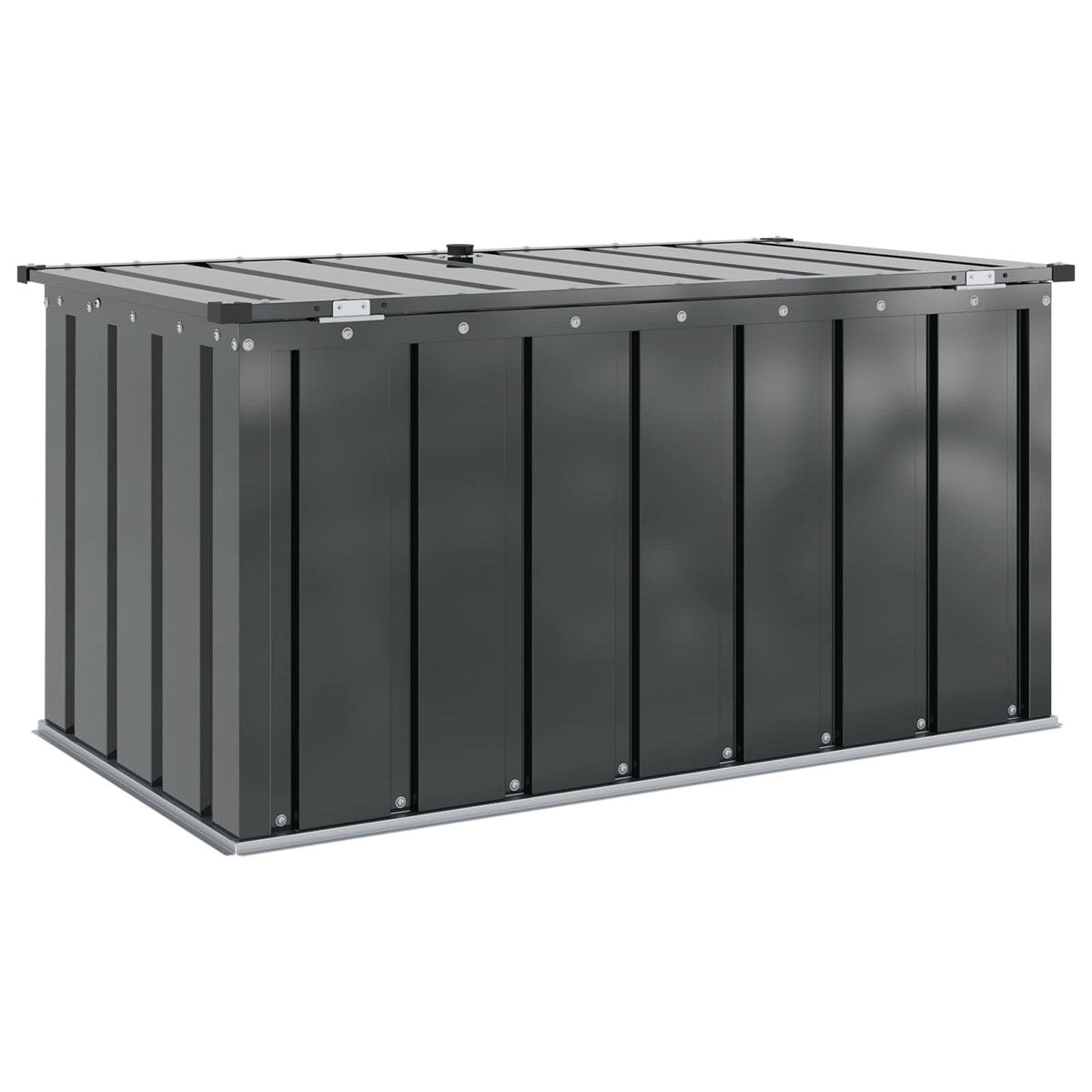 Gartenlagerbox Schwarz 101 x 56,5 x 50 cm Stahl