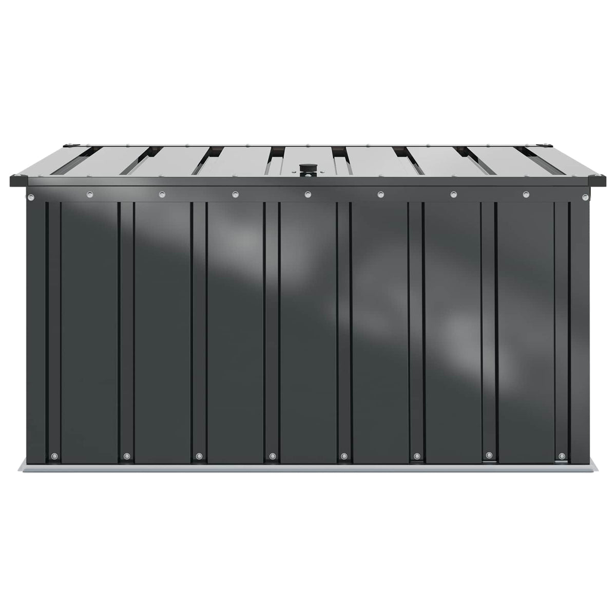 Gartenlagerbox Schwarz 101 x 56,5 x 50 cm Stahl