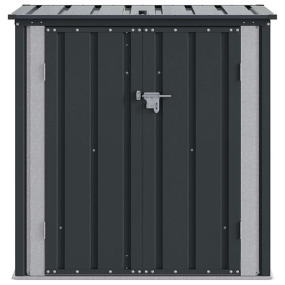 Gartenlagerbox Schwarz 101,5 x 57 x 100,5 cm Stahl