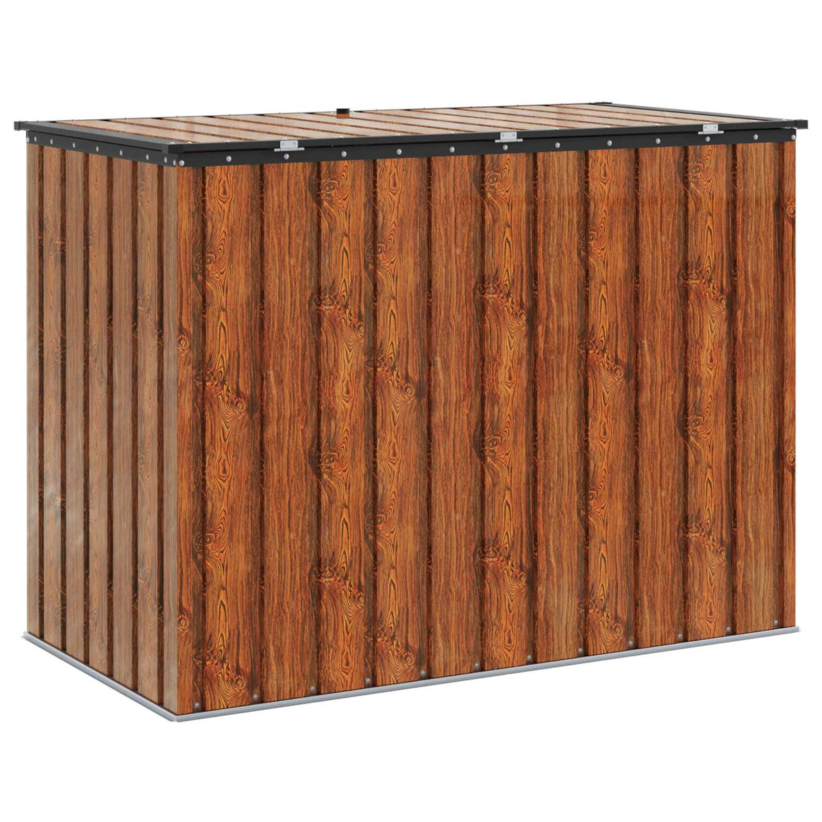 Gartenlagerbox Braun 151,5 x 82 x 110,5 cm Stahl
