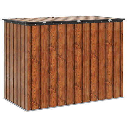 Gartenlagerbox Braun 151,5 x 82 x 110,5 cm Stahl