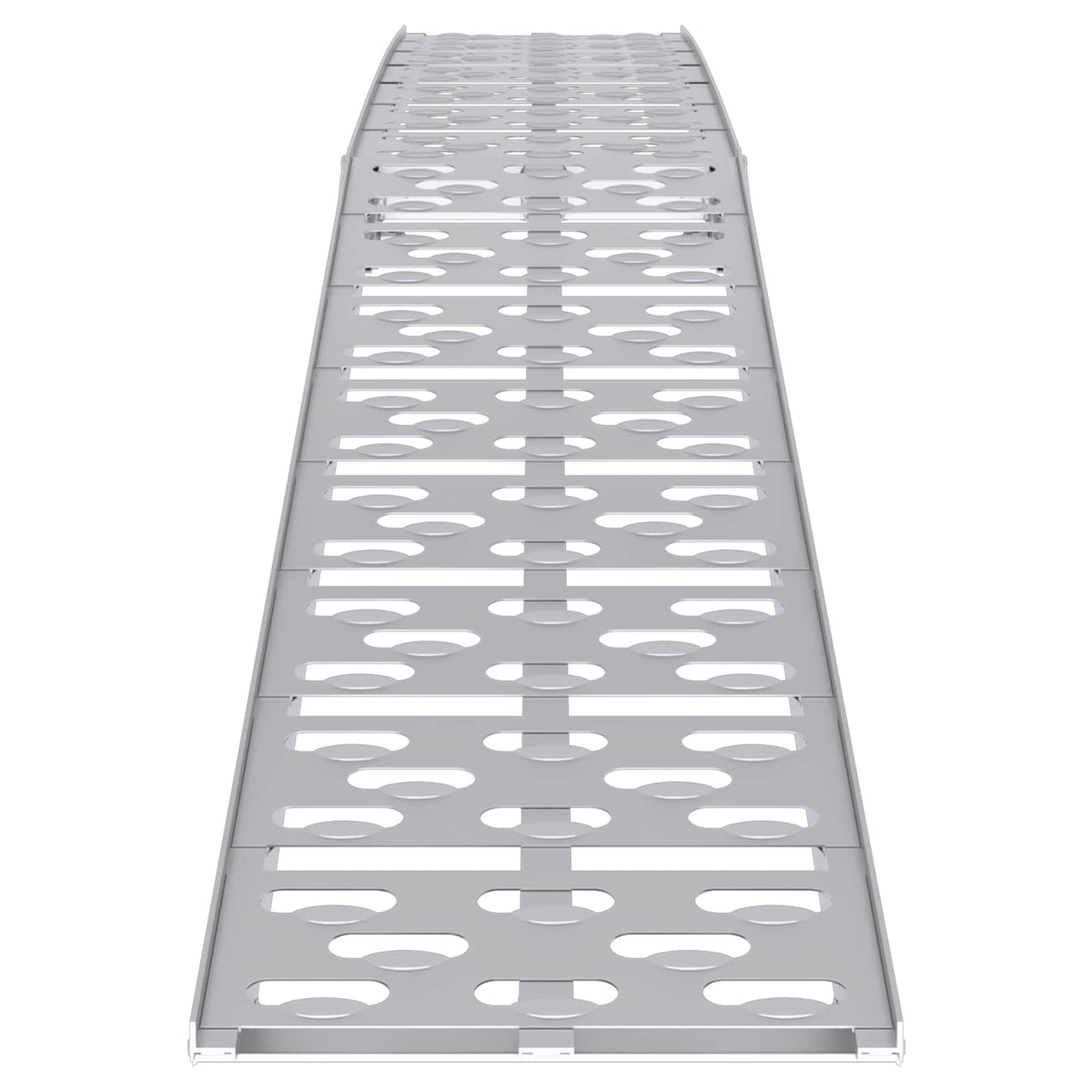 Zusammenklappbare Motorradrampe 340 kg pro Rampe 2 Stk. Silber