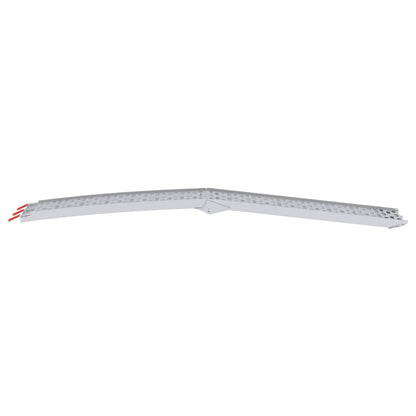 Zusammenklappbare Motorradrampe 340 kg pro Rampe 2 Stk. Silber