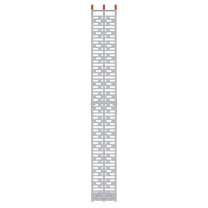 Zusammenklappbare Motorradrampe 340 kg pro Rampe 2 Stk. Silber