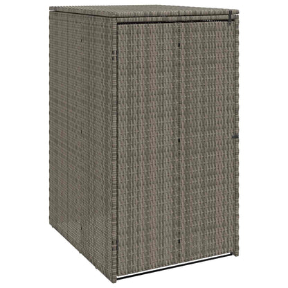Mülltonnenbox Grau 65 x 80 x 115 cm Polyethylen