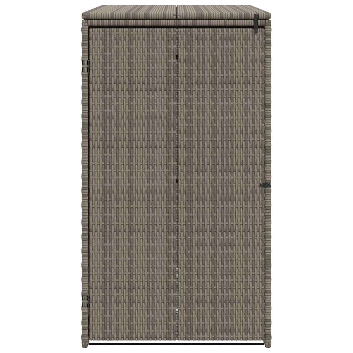 Mülltonnenbox Grau 65 x 80 x 115 cm Polyethylen