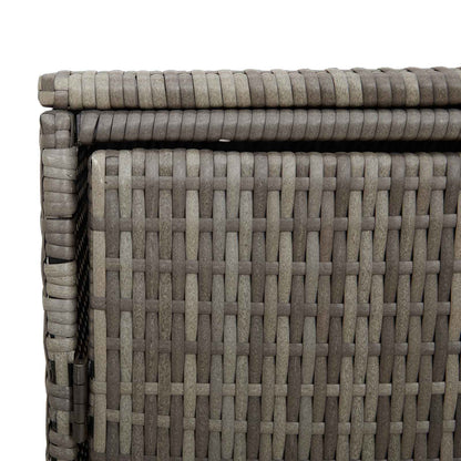 Mülltonnenbox 2 stk. Grau 130 x 80 x 115 cm Polyethylen