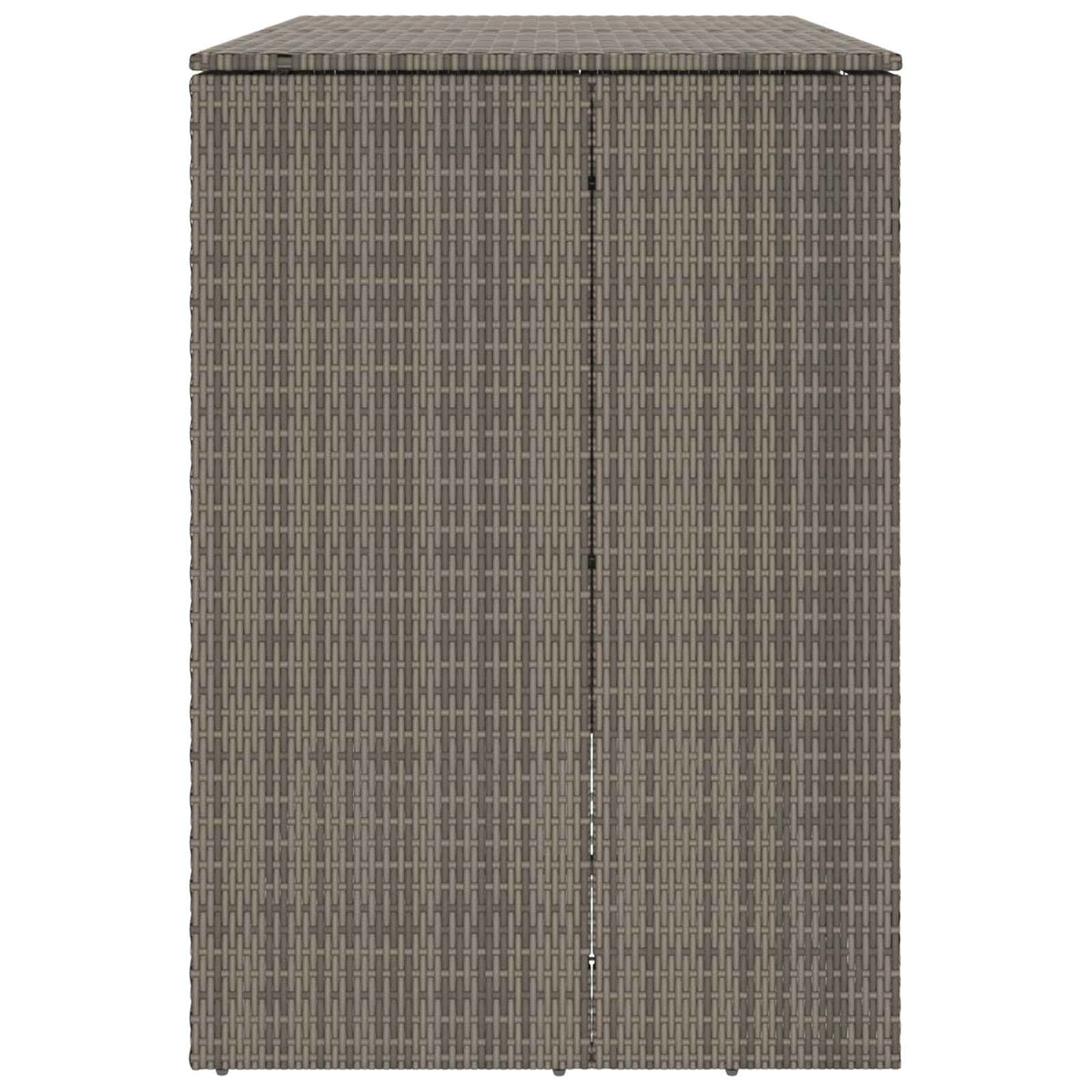 Mülltonnenbox 2 stk. Grau 130 x 80 x 115 cm Polyethylen